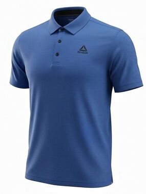 Reebok Men's Performance Polo Shirt Blue Polo